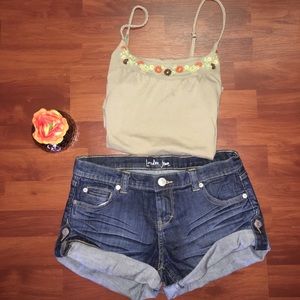 DENIM SHORTS SIZE 2